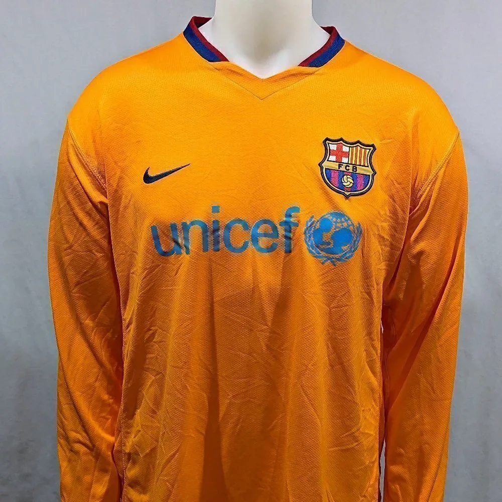 Vintage Nike Long sleeve Barcelona Jersey‎